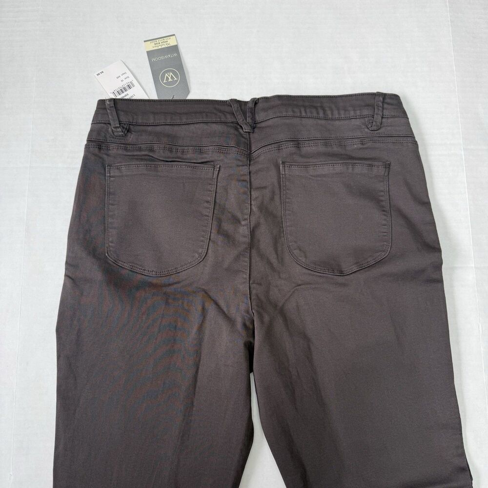 Wit & Wisdom Size 16 ‘Ab’solution Stretch High Rise Bootcut Pants Espresso NWT - Picture 7 of 9